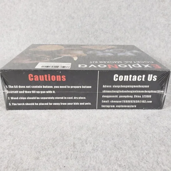 ExploNova Cocktail Smoker Kit with Torch Wood Chips Professional Bar Infuser Set - Picture 4 of 6